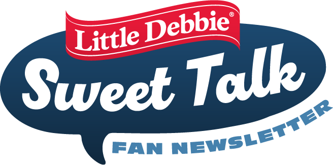The logo for little debbie sweet talk fan newsletter