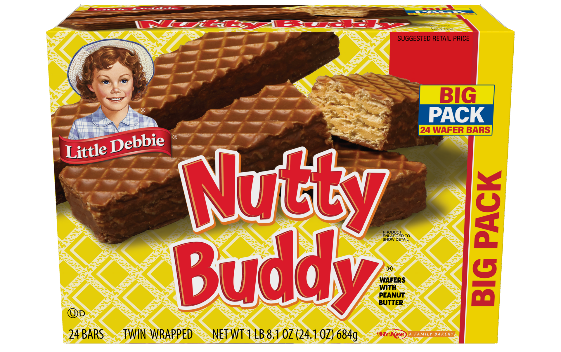 A box of nutty buddy big pack wafers