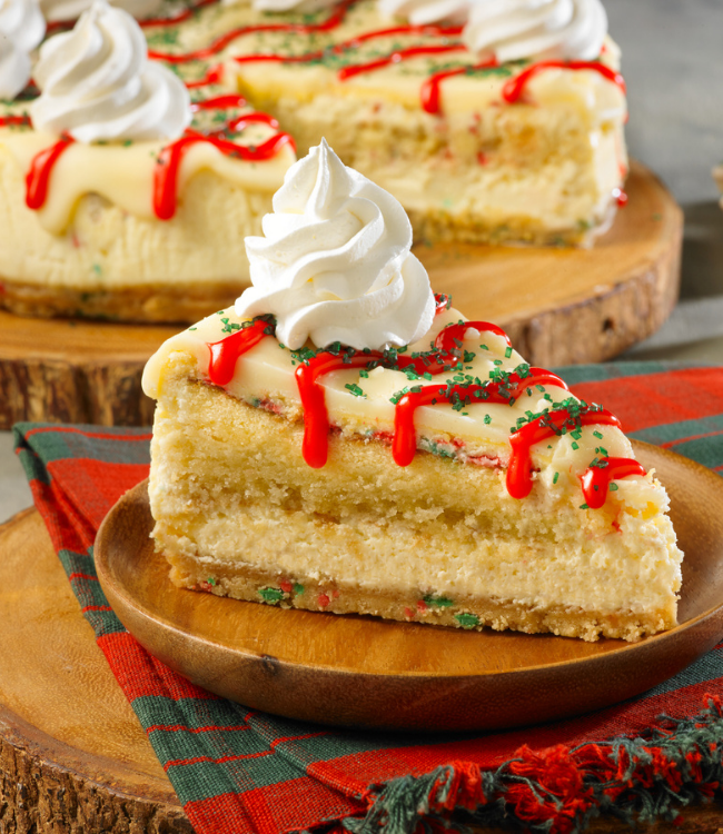 christmas tree cheesecake