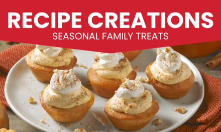 FALL RECIPE CREATIONS ON WHITE PLATE