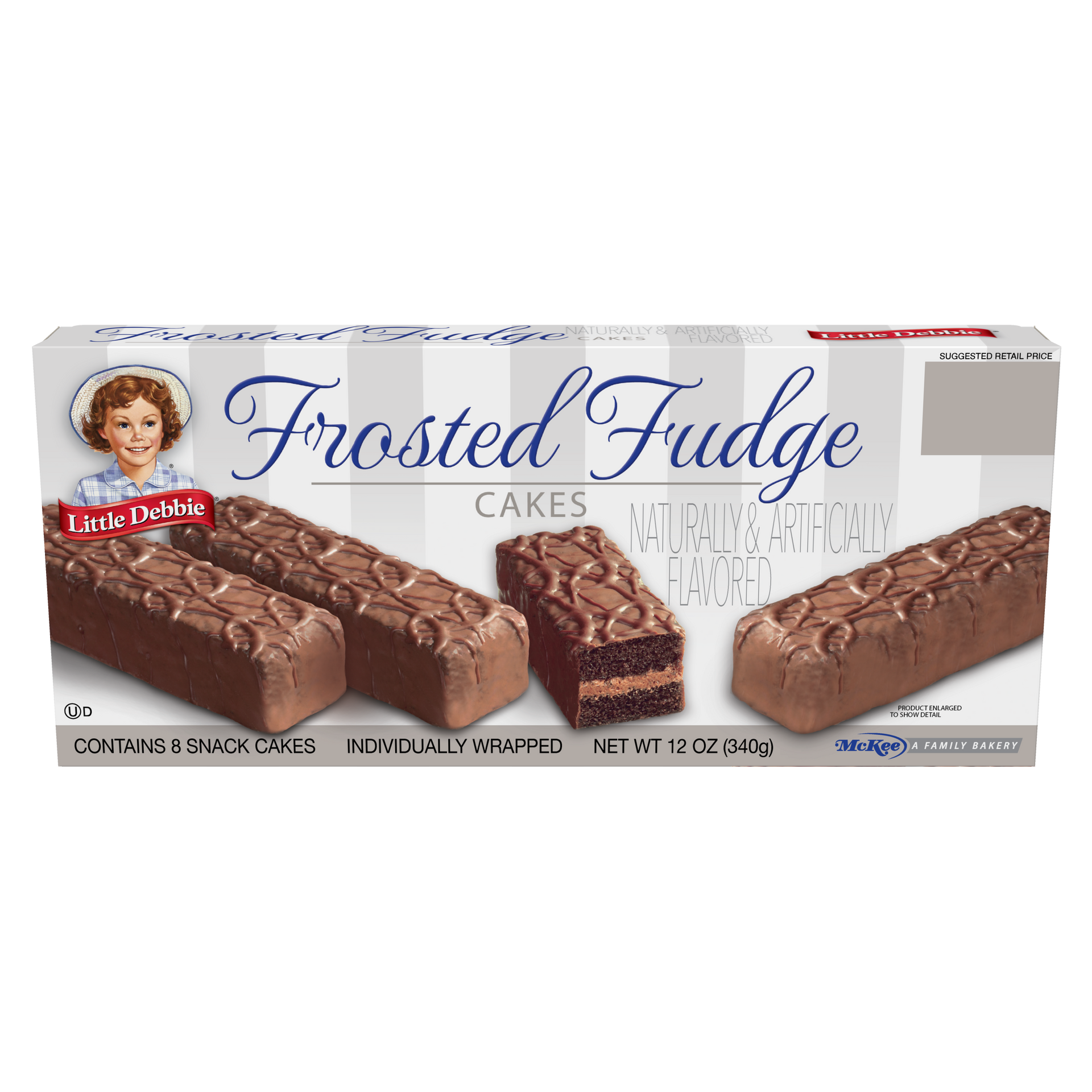 carton of frosted fudge cakes