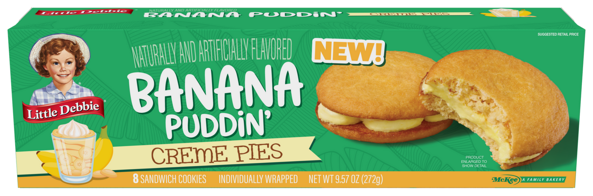 carton of banana puddin' creme pies