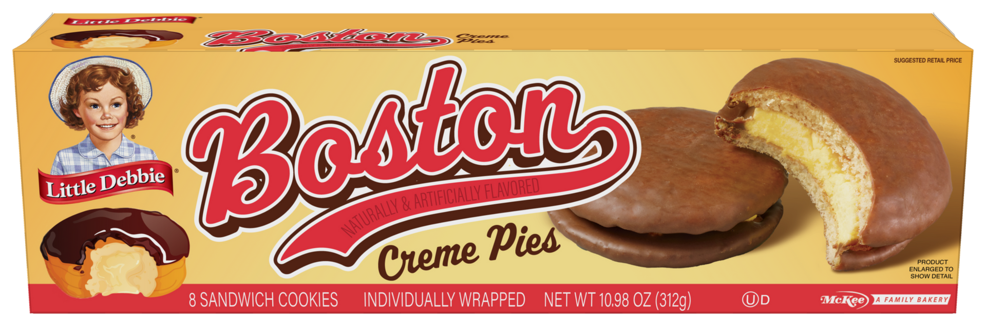 carton of boston creme pies