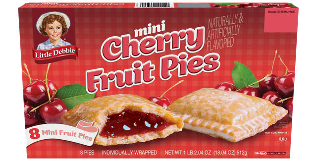 little debbie cherry fruit pies