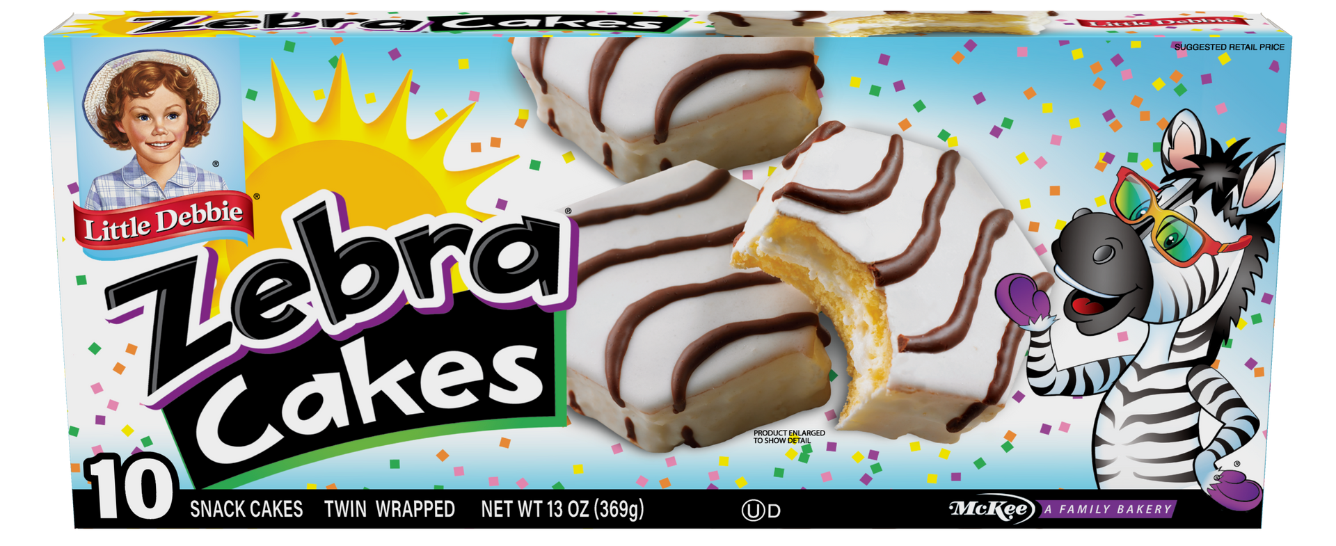 carton of zebra cakes