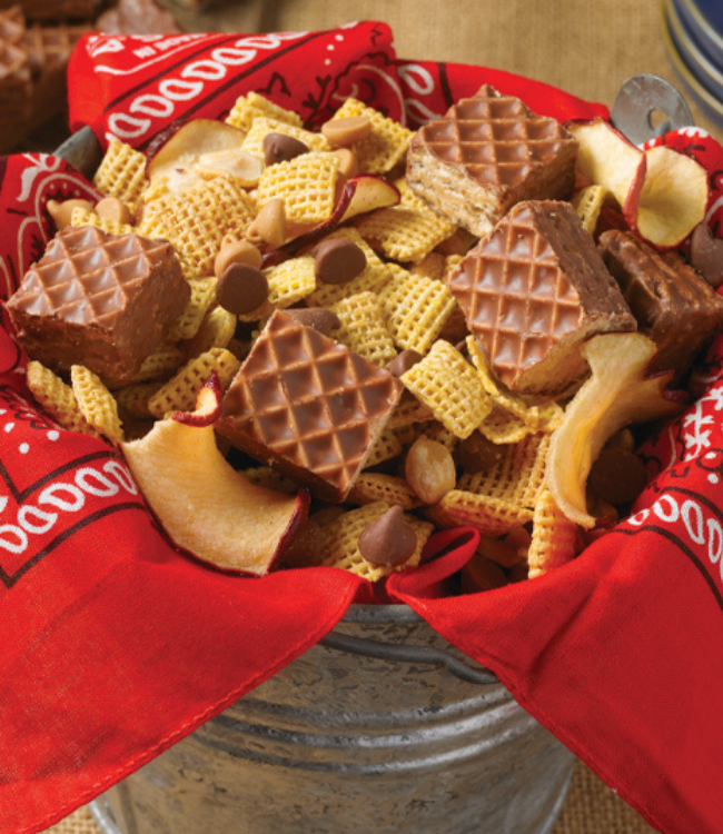 nutty buddy bars as trail mix with dried nuts and fruits