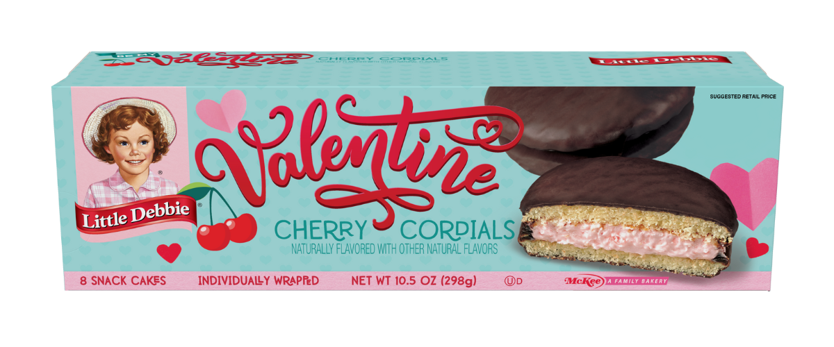 A box of valentine 's day cherry cordials