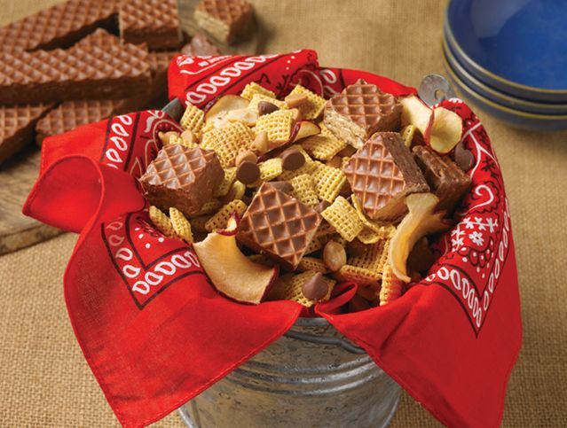 A bowl of food with a red bandana that says dodo on it