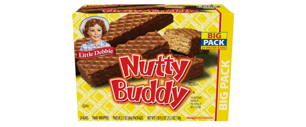 A box of nutty buddy big pack wafers