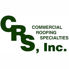 A logo for a company called commercial roofing specialties inc.