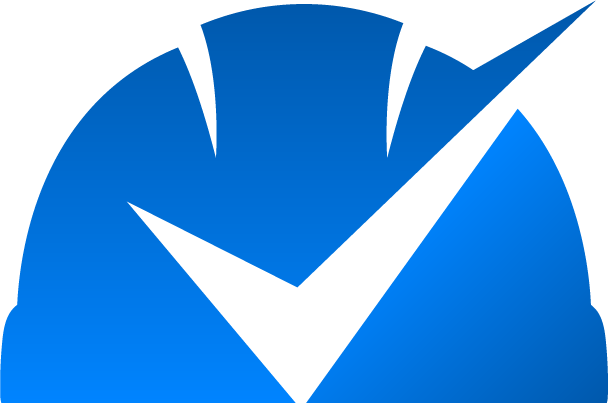 A blue and black logo with the letter s on it