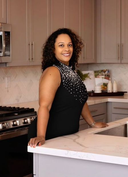 A realtor in a kitchen in Las Vegas