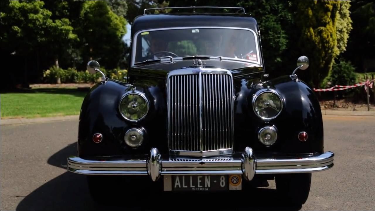 The Armstrong Siddeley hearse