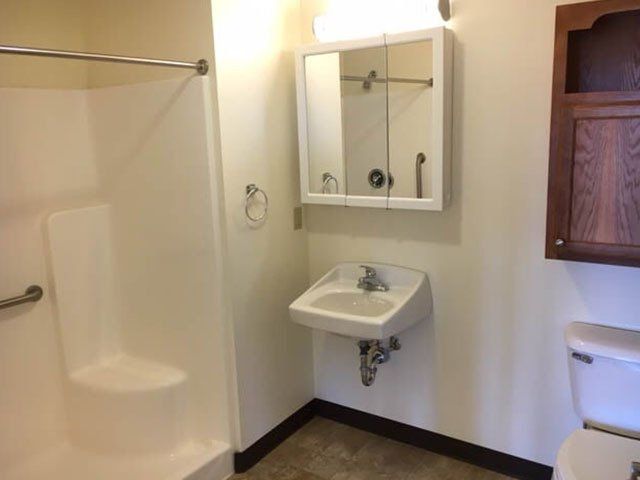 Modern Bathroom - Senior living in Essex Junction, VT