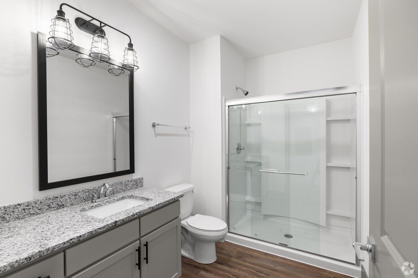 Bathroom with shower and tub