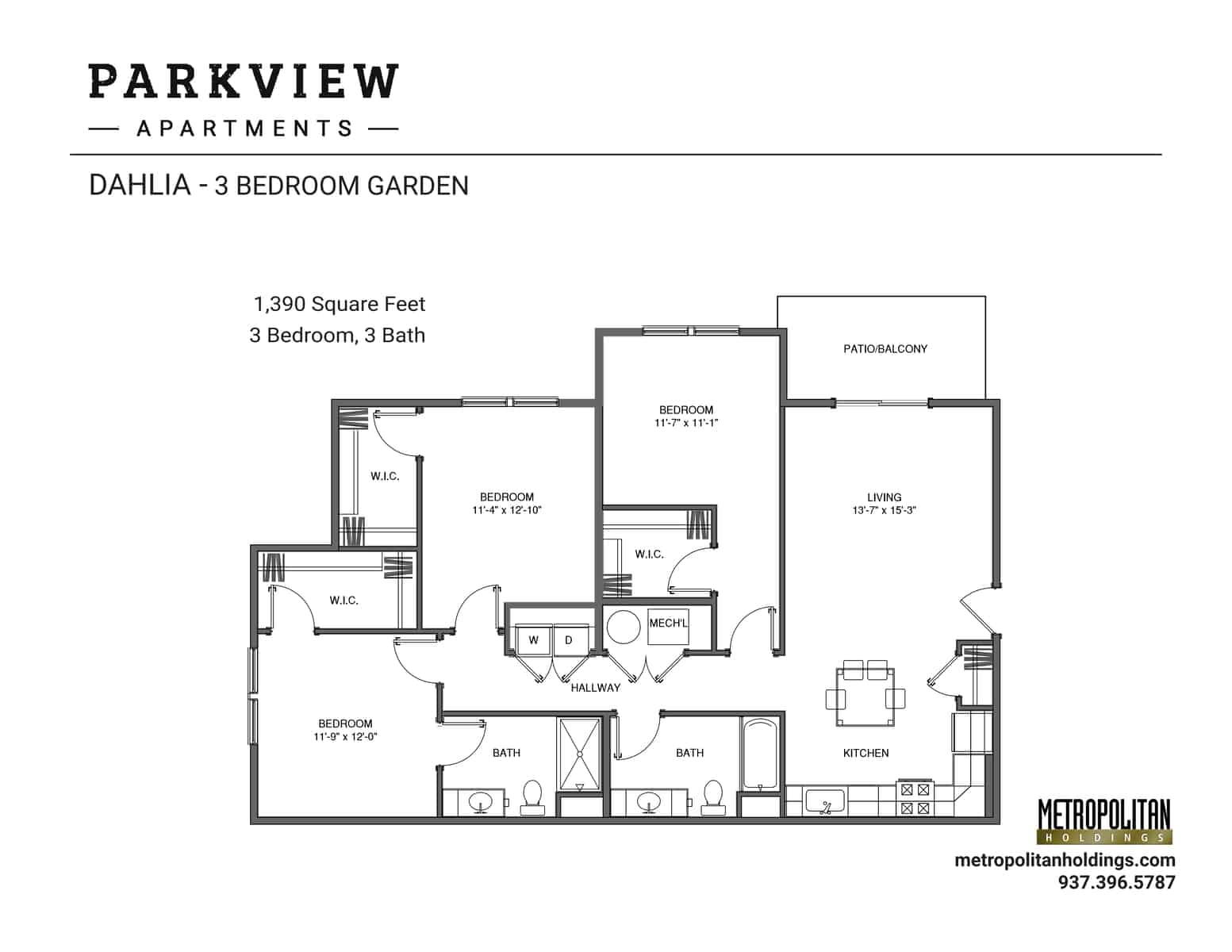 Parkview Apartments Luxury Townhomes in Dayton, OH