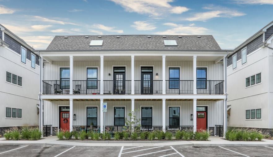 Exterior of Parkview Apartments building