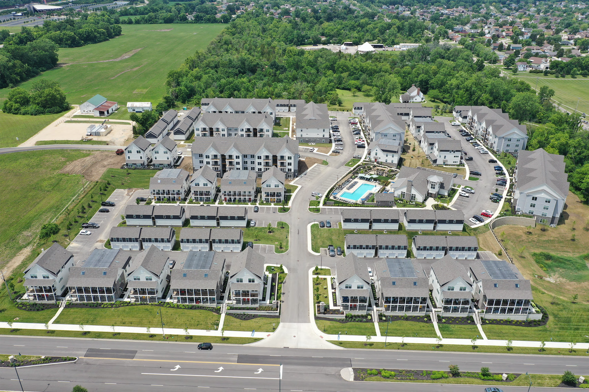 Parkview Apartments Aerial View