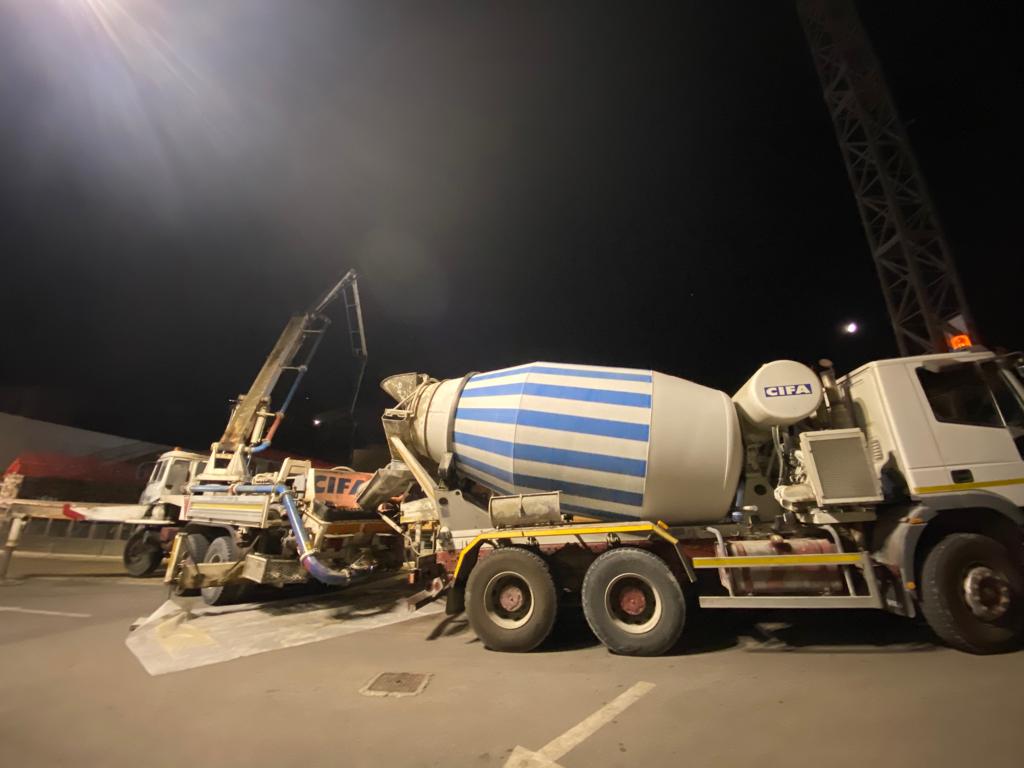 calcestruzzo produzione