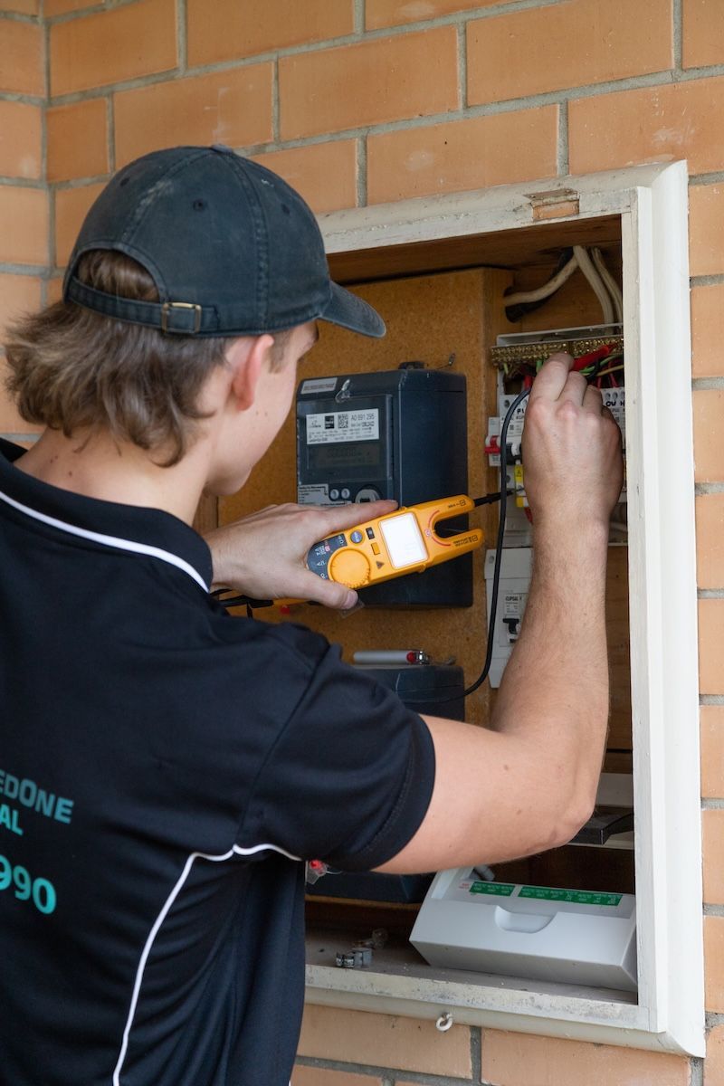 A Bathroom With Two Sinks And Two Mirrors — AdvancedOne Electrical in Alfredton, VIC
