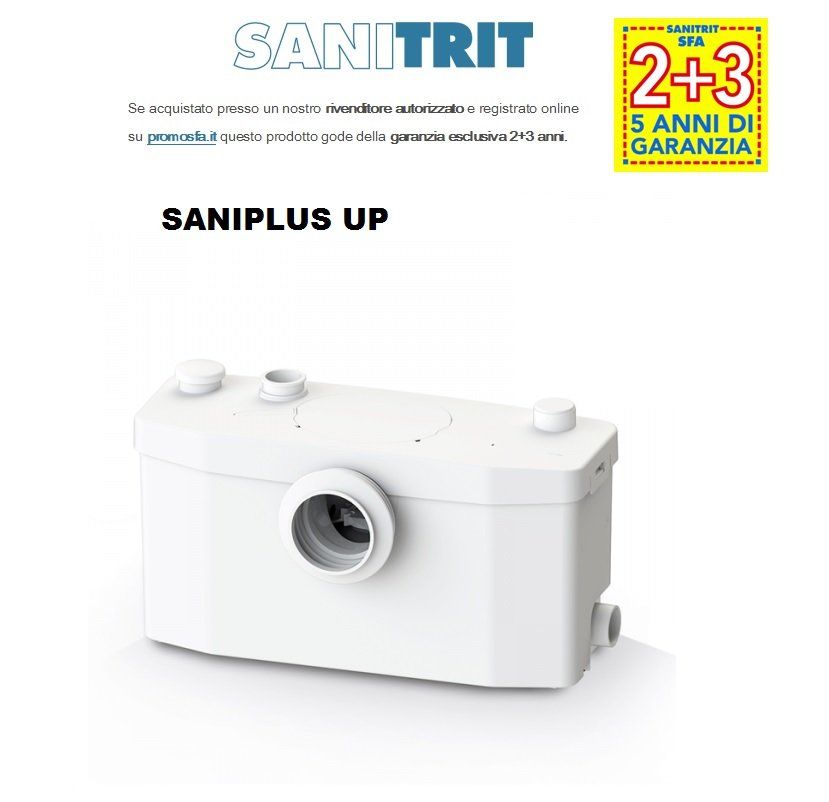 TRITURATORE DI SCARICO SANITRIT SANIPLUS UP