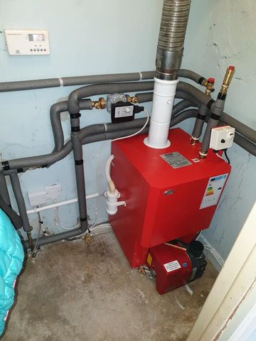 Photo of Cylinder type boiler