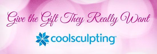 CoolSculpting ad that says to give the gift they really want