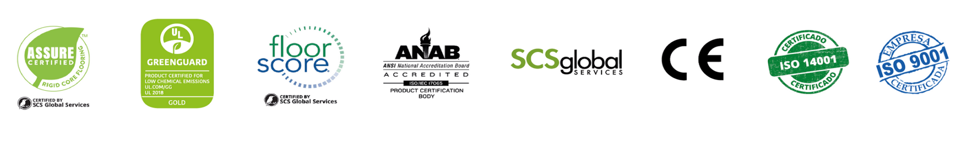 Certificaciones de Boden SPC por calidad y seguridad. Certificaciones de Boden SPC por calidad y seguridad.