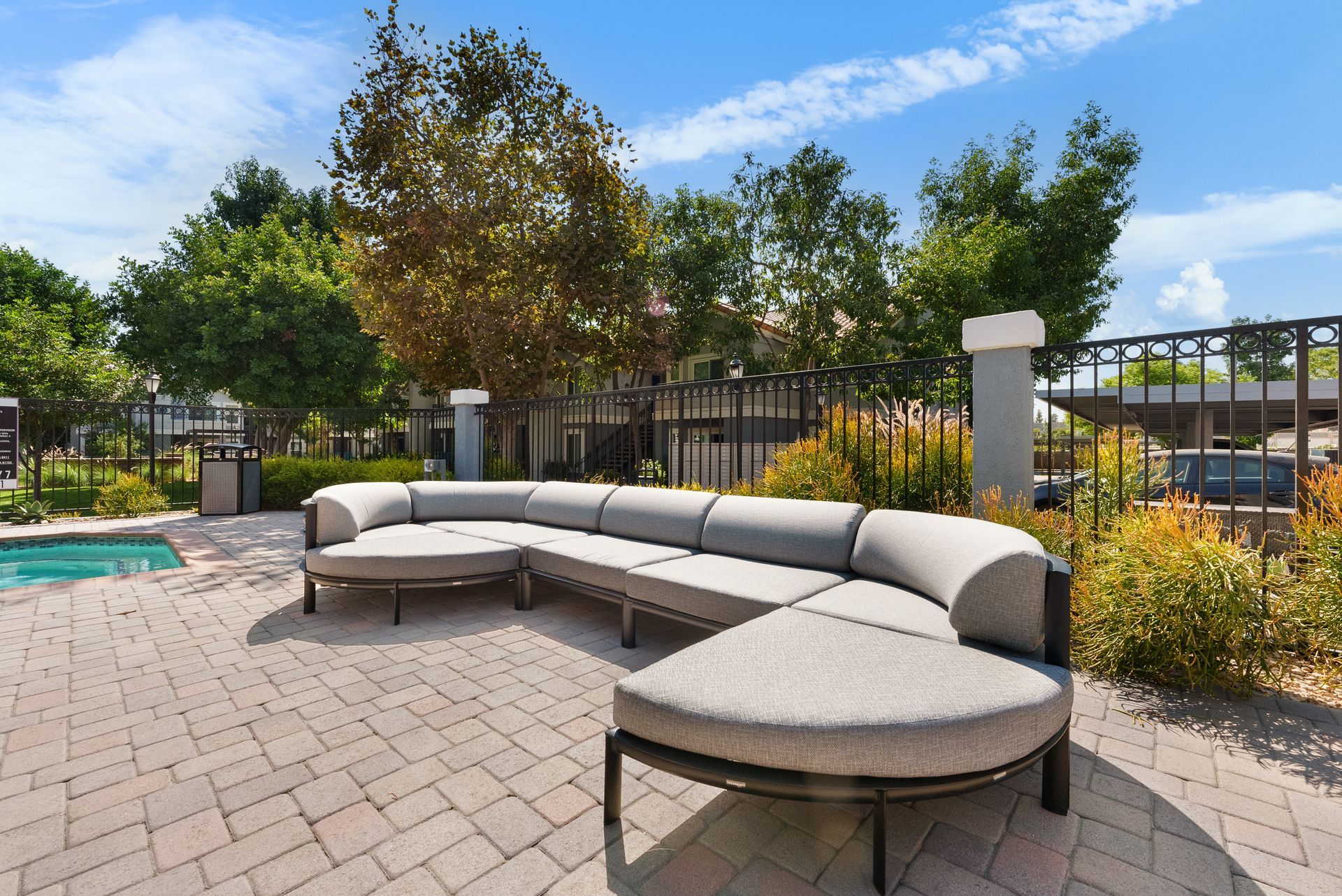 Outside lounge couch