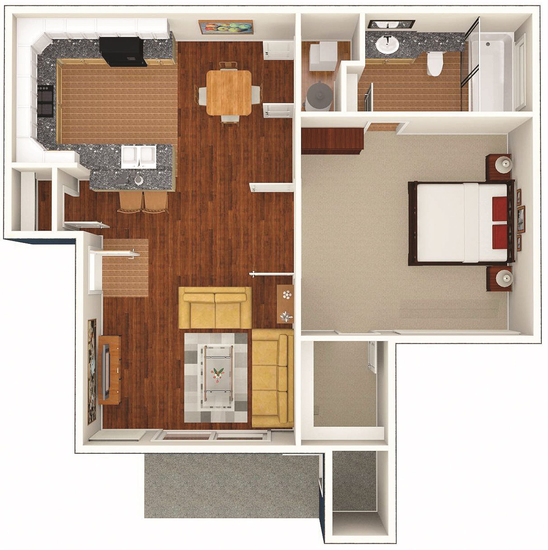 1 Bed | 1 Bath