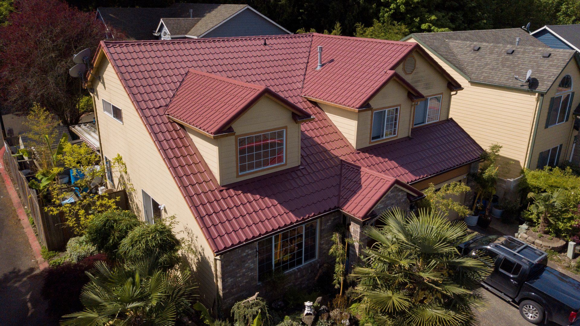 Cape Cod House with Metal Roof