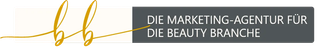 A logo for die marketing agentur fur die beauty branche