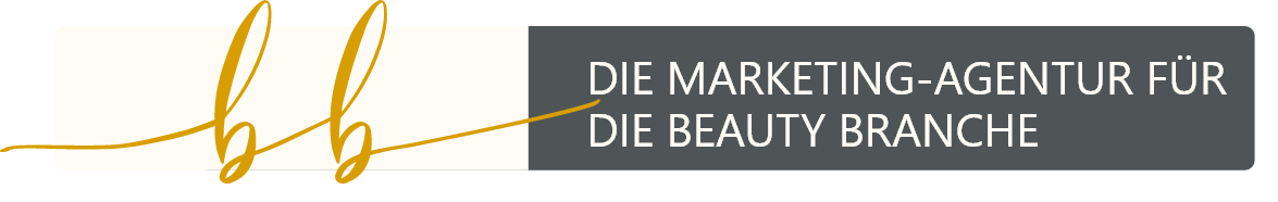 A logo for die marketing agentur fur die beauty branche