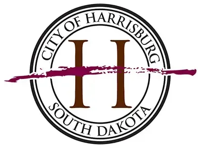 The logo for the city of harrisburg south dakota