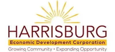 A logo for harrisburg economic development corporation