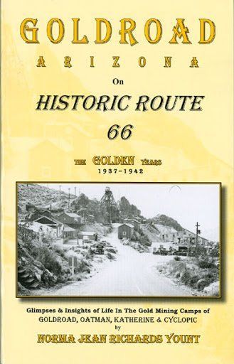 A book titled goldroad arizona historic route 66