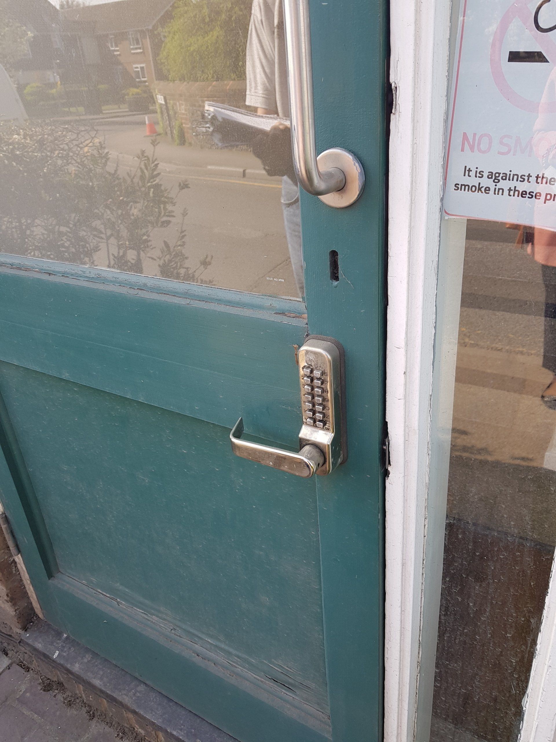 Mulberry Court door - before