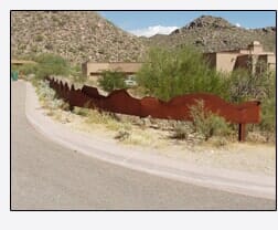 Road fence — Fence Rentals in Tucson, AZ