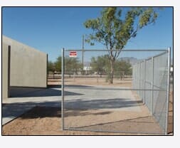 Steel fence — Fence Rentals in Tucson, AZ