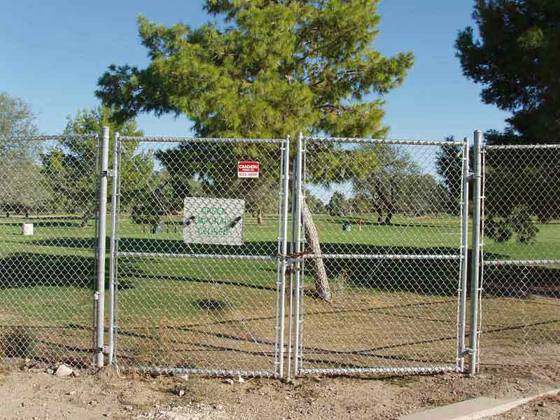 Steel gate fence — Fences in Tucson, AZ