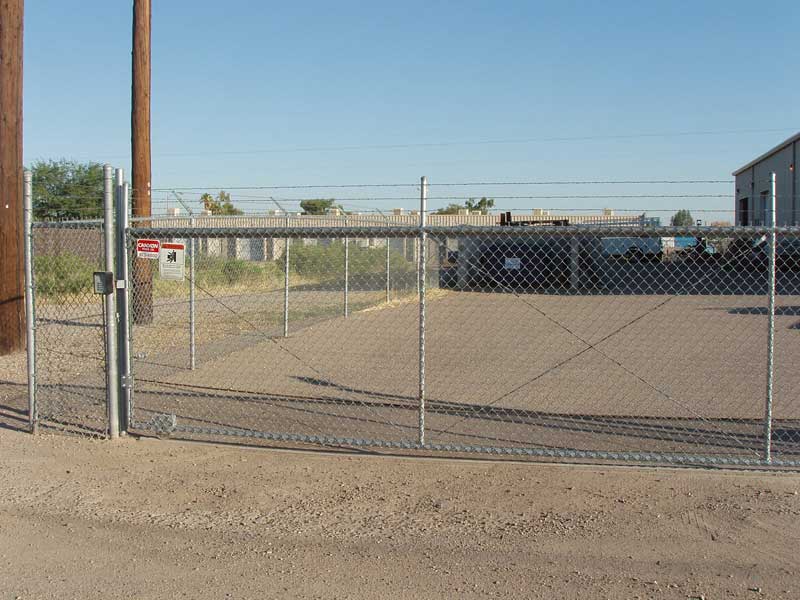 Steel fence gate — Fences in Tucson, AZ