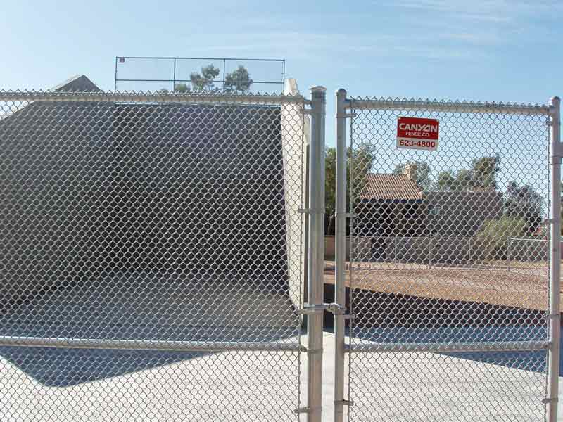 Steel gate fence — Fences in Tucson, AZ