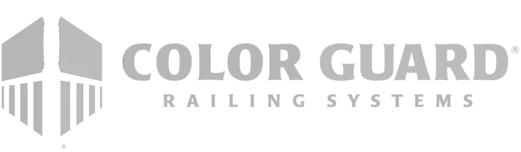 Color Guard Railing Systems logo with a grey geometric shape and text.