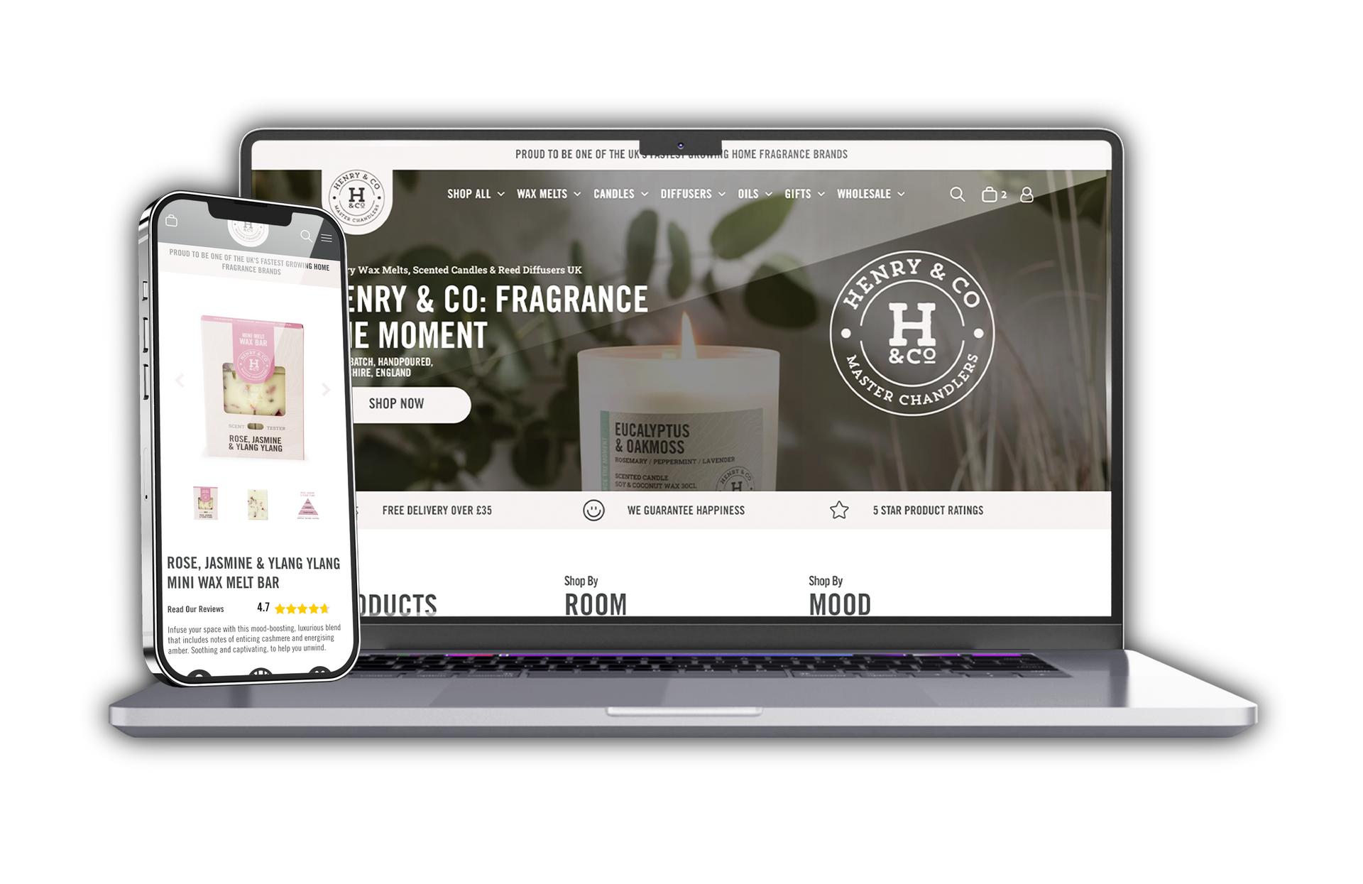 Henry & Co Bespoke E-commerce Website Design & Development 