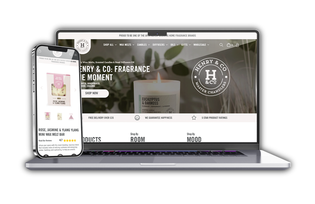 Henry & Co Bespoke E-commerce Website Design & Development 