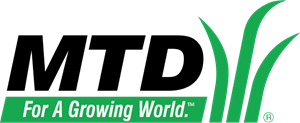 A logo for mtd for a growing world