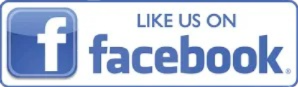 A facebook logo that says like us on facebook