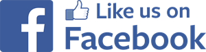 A facebook logo that says like us on facebook