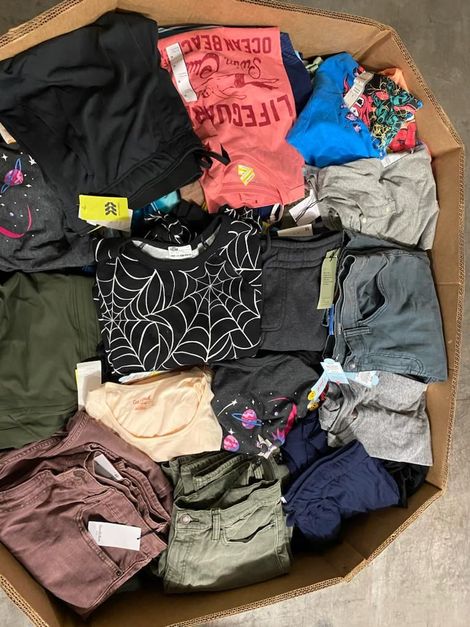 Truckloads of Target Clothing