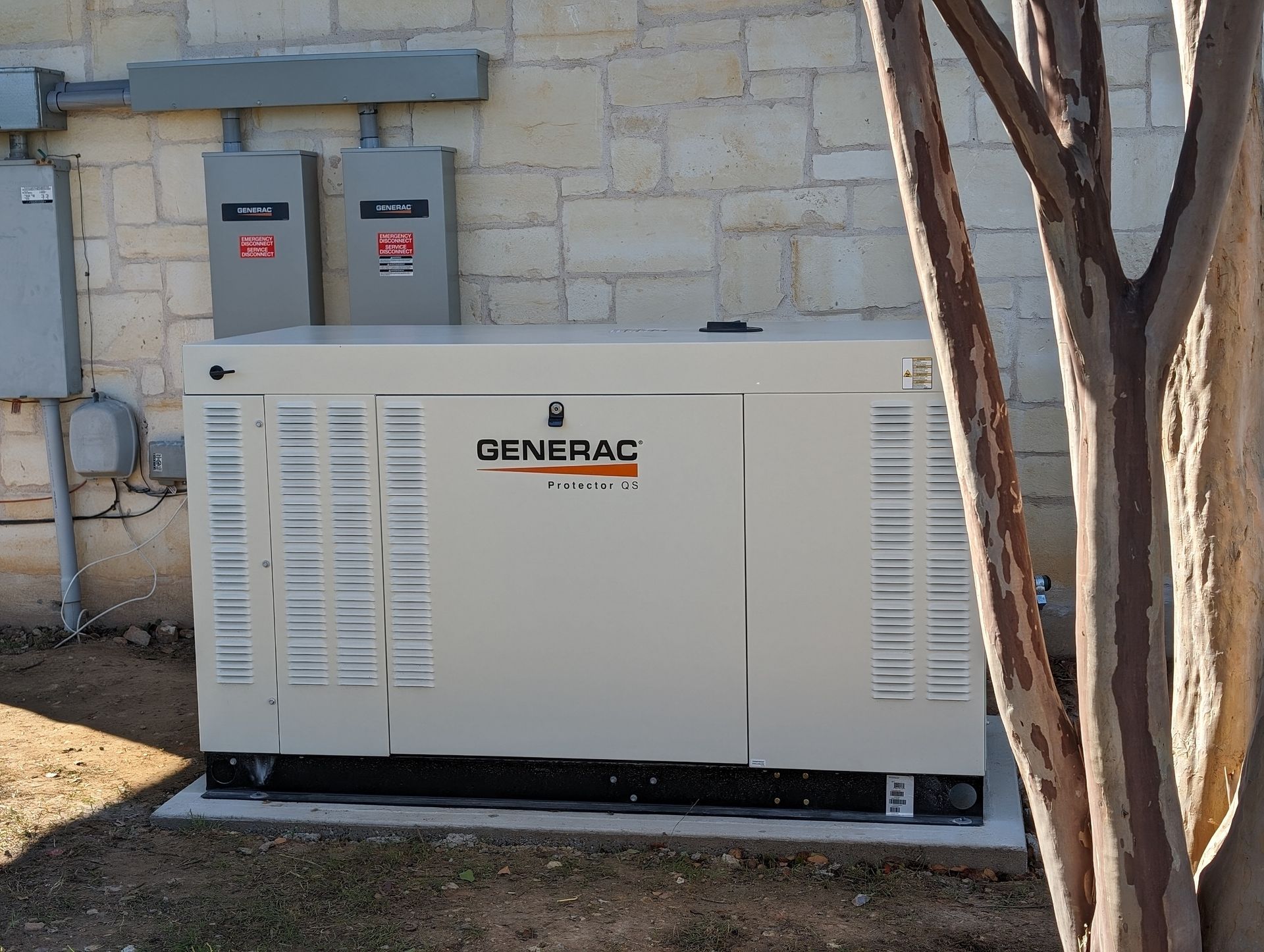 A generator with the word generac on it